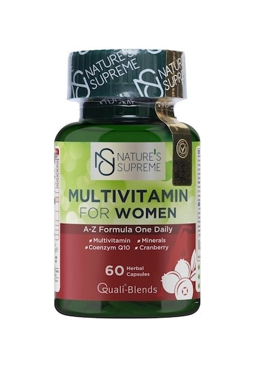 Natures Supreme Multivitamin For Women 60 Kapsül Aromasiz