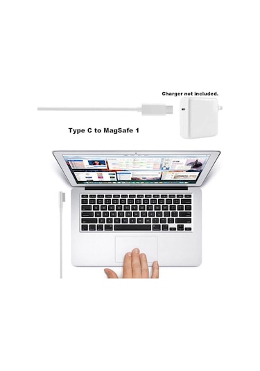 Usb Type C To Magsafe 1 L Tip 65w Apple Uyumlu MacBook Pro Air Şarj Kablosu 8m