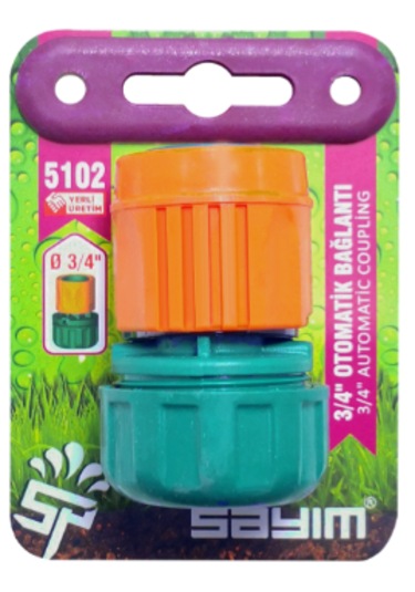 Otomatik Ara Bağlantı Eki 3/4'' Hortum Adaptörü 1 Adet