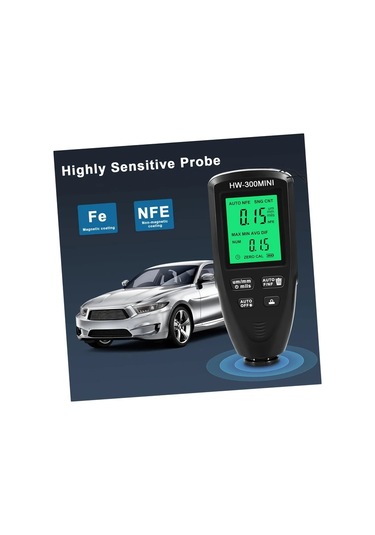 Boatshop1 Goxawee Dijital Kaplama Kalınlık Ölçer Kırmızı Yüksek Hassasiyet Abs Kaymaz Tasarım Boya Metre Profesyonel Teşhis Aracı