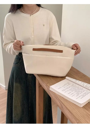 Travel Büyük Alışveriş Çantası İçin İç Taban Düzenleyici, Bej 243607934 Bej Açık