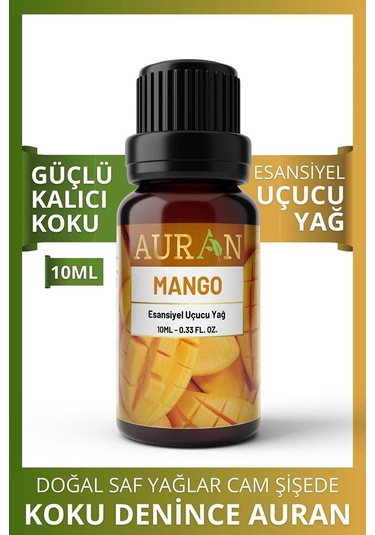 AURAN Mango Esansiyel Uçucu Koku Yağı Buhurdanlık Yağı 10ML