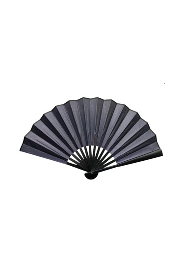 Plastik Kumaş Yelpaze 12'li Füme