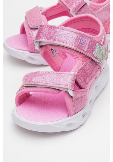 Mnpc Kız Çocuk Pembe Işıklı Anatomik Hafif Günlük Sandalet 25y3s1006859 Pembe