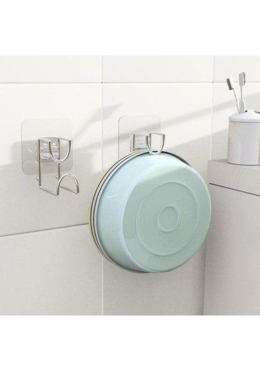 Paslanmaz Çelik Lavabo Kancaları Depolama Rafları Yumruksuz Banyo Havzası Kanca Yerden Tasarruf Duvara Montaj Depolama Kanca Tutucular Raf Diğer