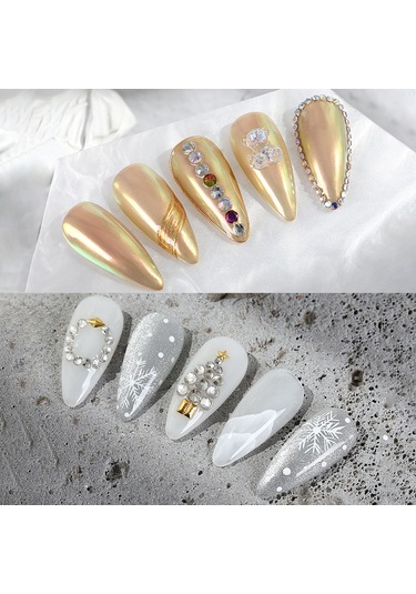 Teltree 12 Blok Renkli Tırnak Taşı Seti - Parlak Ve Şık Tasarımlar İçin Mükemmel Aksesuar