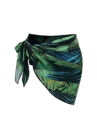 Elegancehome Leafs Pareo Çok Renkli