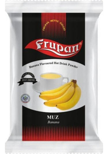 Frupan Sütlü Muz Aromalı İçeçek Tozu Sıcak 250 G