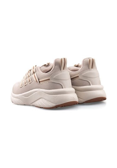 Kindep Lambırlent 2109 Phlon Hafif Taban Uniseks Spor Ayakkabı Bej Bej