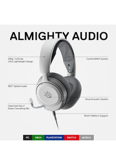 SteelSeries Arctis Nova 1 Multi-System Oyuncu Kulaklığı