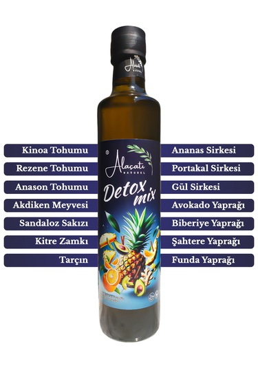 Detox Mix Sirkesi Doğal Fermantasyon 500 Ml