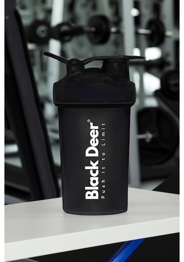 Shaker Karıştırıcı Sporcu Protein Shaker 550 ML Siyah