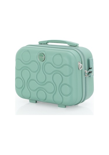 Mçs Polipropilen 3lü Valiz Seti Orta & Kabin & Makyaj V376 S23sy1000052-set 10426 Su Yeşili