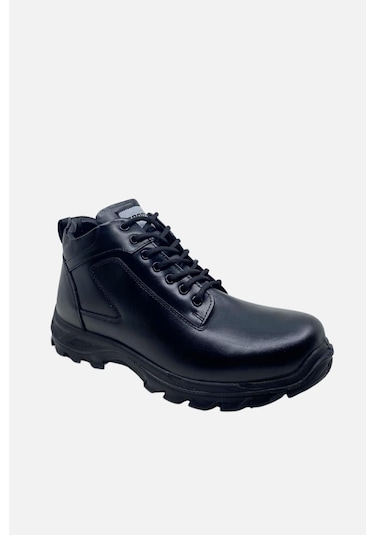 Scooter Erkek Deri Siyah Bot Siyah Erkek Bot M5559ds