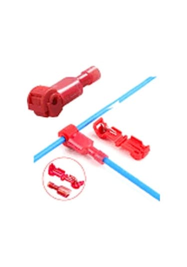 T Bağlantı Aparatı Klemens Kırmızı 0,50 - 1 mm 10 Takım