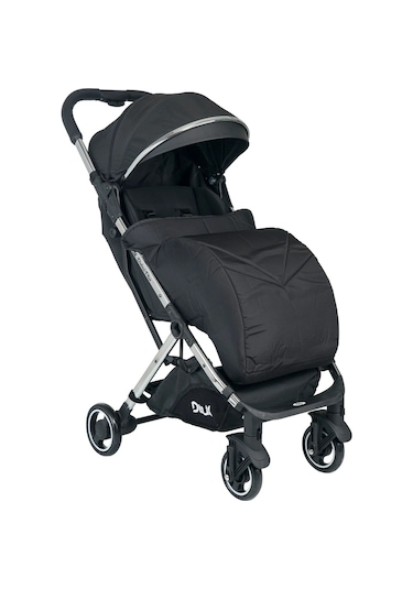Duux Dubai Plus Kompakt Kabin Bebek Arabası Siyah