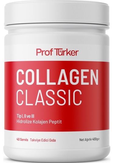 Proftürker Collagen Classic 400 g - Saf ve Doğal Toz Kolajen
