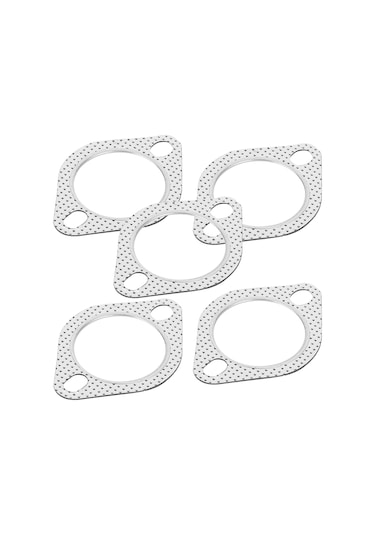 Konesam 5 Adet 2.5 İnç Galvanizli Akışkan Toplayıcı Flanş Yamağı, 2 Çivili, Grafit Kaplı, Anti-koroz, Araçlar İçin Eşleşir