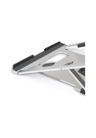 Ebitda Cbtxxj-1 Alüminyum Laptop Standı, Açık Gri, 27.8x23.6x3.2cm, 17'' Bilgisayarlar İçin Ayarlanabilir Ve Katlanabilir