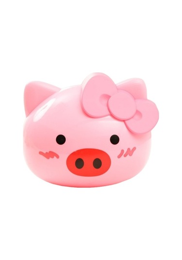 Pazly Çocuk Odası Pratik Duvar Montajlı Büyük Kapasiteli Pembe Silikon Saklama Kutusu Pembe