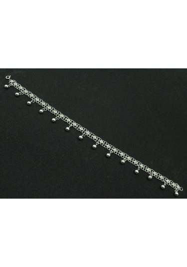 Telkari Kişniş Gümüş Halhal Aykat Kuyumculuk Akıtmalı Halha Gümüş