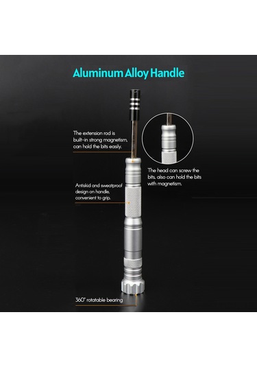Singree 52'li Profesyonel Vidalı Seti - Dizüstü, Telefon, Saat Tamiri İçin Çok Fonksiyonlu Alet Takımı