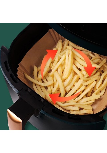 River World 50 Adetlik Fritöz Air Fryer Büyük Boy Pişirme Kağıdı