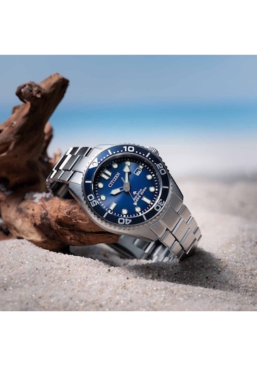 Cıtızen Bn0260-54l Promaster Eco-drive Dalgıç Saati Metalik Gri
