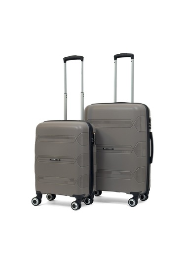 Lucas Polipropilen Kırılmaz Valiz, Kabin Boy&orta Boy Taş