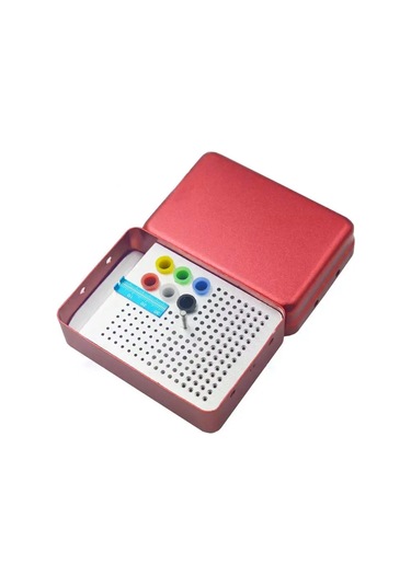 180 Delikli Diş Otoklav Frez Sterilizasyon Kutusu A