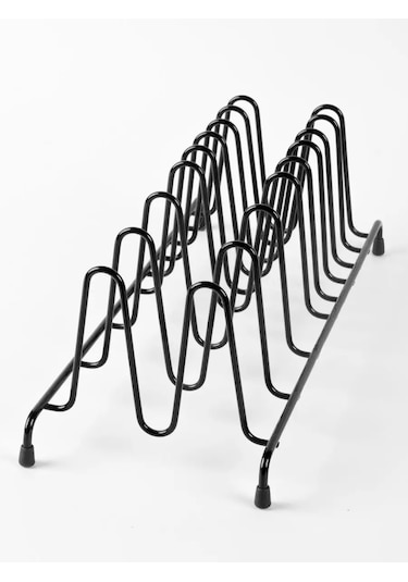 İlwi Kapaklar Ve Tabaklar İçin Metal Stand 159800848 Siyah