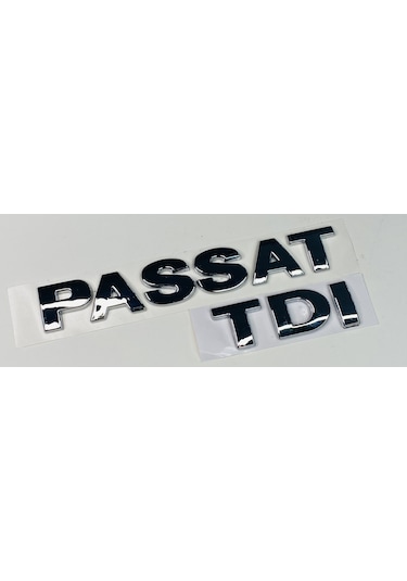 Vw Passat B5 B5,5 1997 - 2005 Tdi Krom Arka Bagaj Yazısı Set