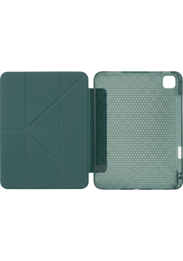 Ps Apple Uyumlu iPad Pro 13 İnç M5 / M4 Tri Folding Standlı Kılıf - Haki Kapaklı Kılıf