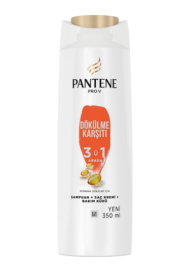 Pantene Dökülme Karşıtı 3'ü 1 Arada Şampuan 350 ML