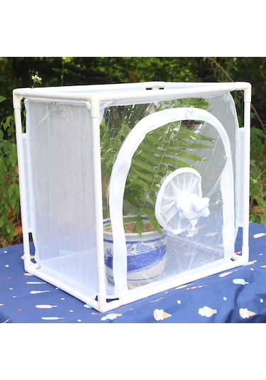 Reedark Pvc Çerçeveli Kelebek/boğağa Kafesi Bitki Ve Böcek Yetiştirme İçin Özel Boyut Oluşturulabilir Dayanıklı Ve Kolay Montajlı