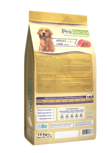 Pro Recipe Kuzu Etli Yetişkin Köpek Maması 15 KG
