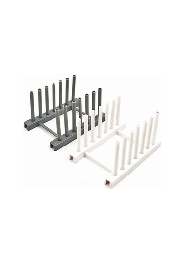 Gri Plaka Rafı Çok Amaçlı Hızlı Drenajlı Plastik Mutfak İçin Mükemmel Çatlama Kasesini Önler