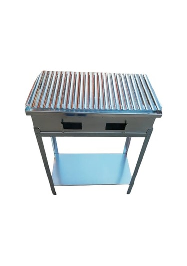 60x32 Sehbalı Büyük Boy Mangal-oluklu Izgaralı