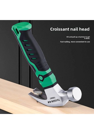 Yuntech01 Profesyonel Çelik Minik Çekiç: Çok Fonksiyonlu, Taşınabilir, Dürtü Sağlamı, Ahşap Ve Ev Tamirleri İçin 0.55kg