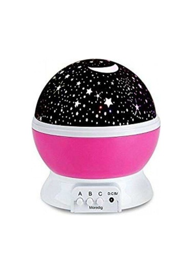 Renkli Yıldızlı Gökyüzü Projeksiyon Gece Lambası Star Master Çok Renkli