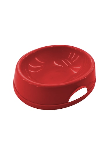 8565 Tekli Kedi/Köpek Mama Kabı Kırmızı