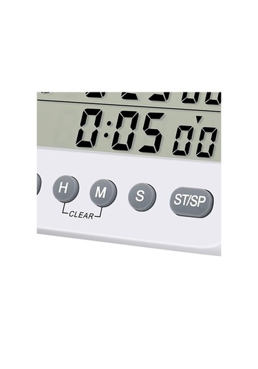 Suntek Mutfak Öğretmenleri Için Mıknatıslı Kronometre Elektronikli Çift Dijital Zamanlayıcı