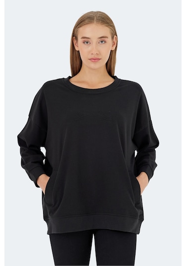 Slazenger Vıkentı Sw 2 Li Set Kadın Sweatshırt Beyaz - Siyah