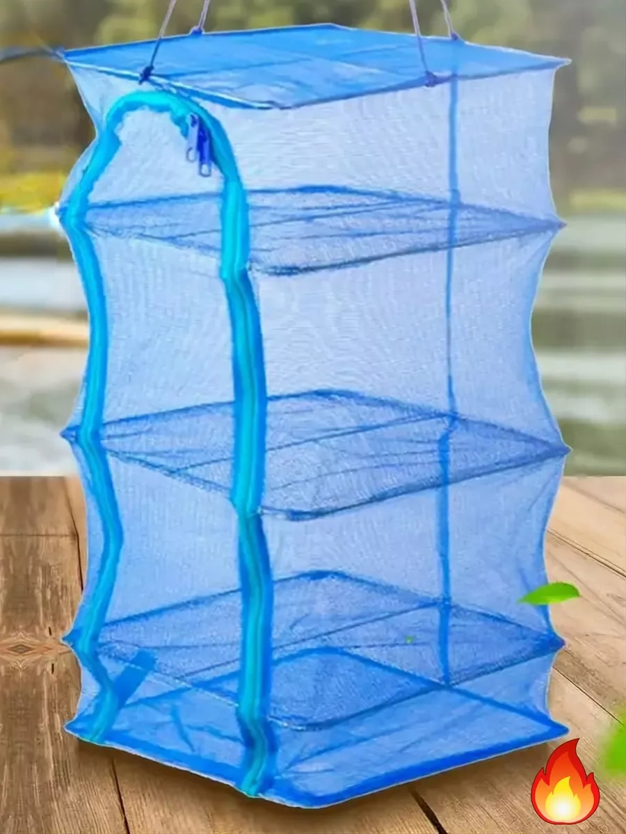 Supretto Balık Kurutucu Asma Çerçeveli 247126942 Açık Mavi