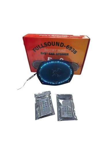 Fullsound-6935 6x9 Oval Oto Hoparlör Takımı Rgb Işıklı 2adet
