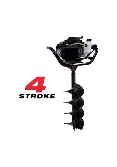 Tomking EA144P Çift Helezonlu 4 Zamanlı 200 MM 4 HP Toprak Burgu Makinesi
