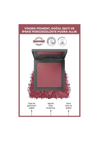 Alix Avien İpeksi Allık - Powder Blush 110 Passionate Pink