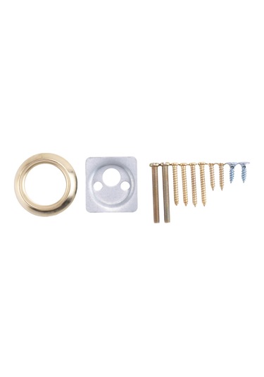 Nayomiglow Gece Kapısı Giriş Kapısı İçin Çinko Silindir Kilit Mandalı, Altın Kaplama