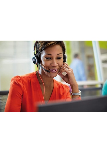 Jabra 6399-829-209 3.5 MM - USB Kulak Üstü Çağrı Merkezi Kulaklığı