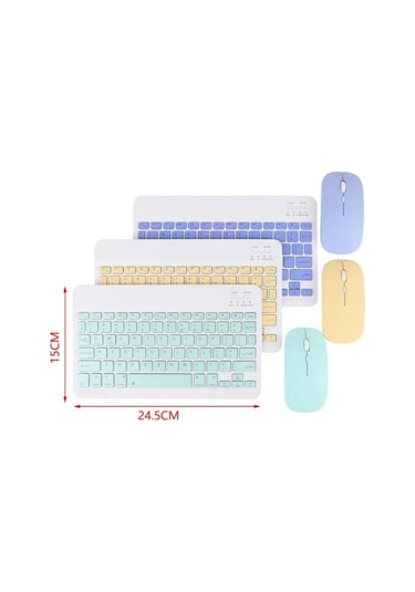 Platoon Pl-388 Bluetooth Kablosuz Klavye Mouse Set Optik